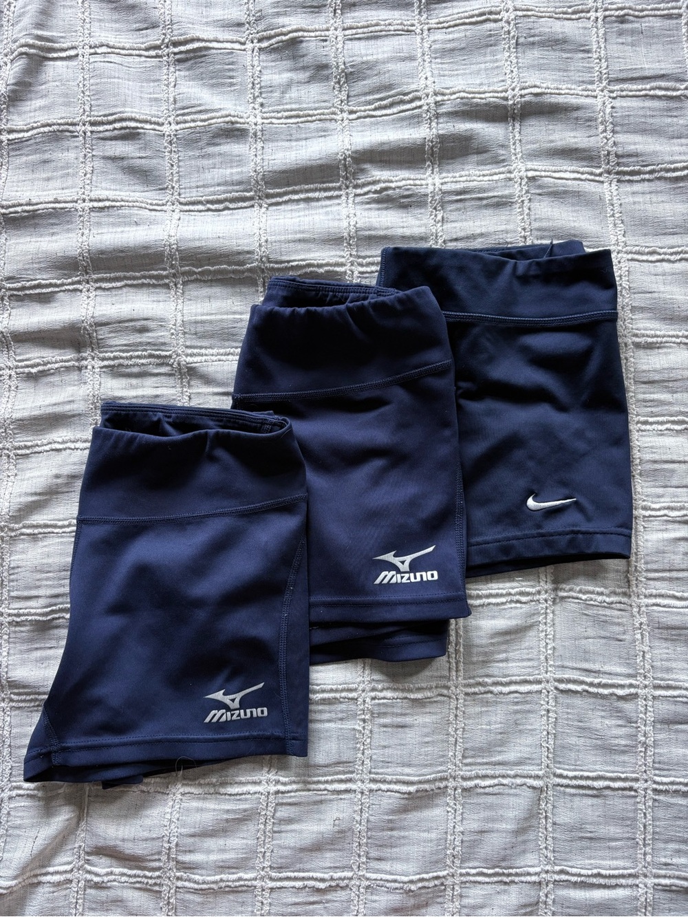 Mizuno & Nike Navy Spandex - Set of 3